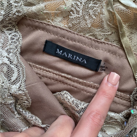 MARINA sequined bodycon dress - Picture 2 of 4